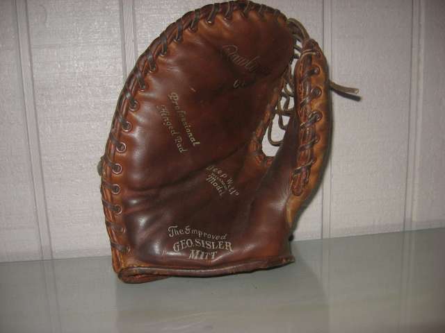 George Sisler Rawlings GS Improved Front